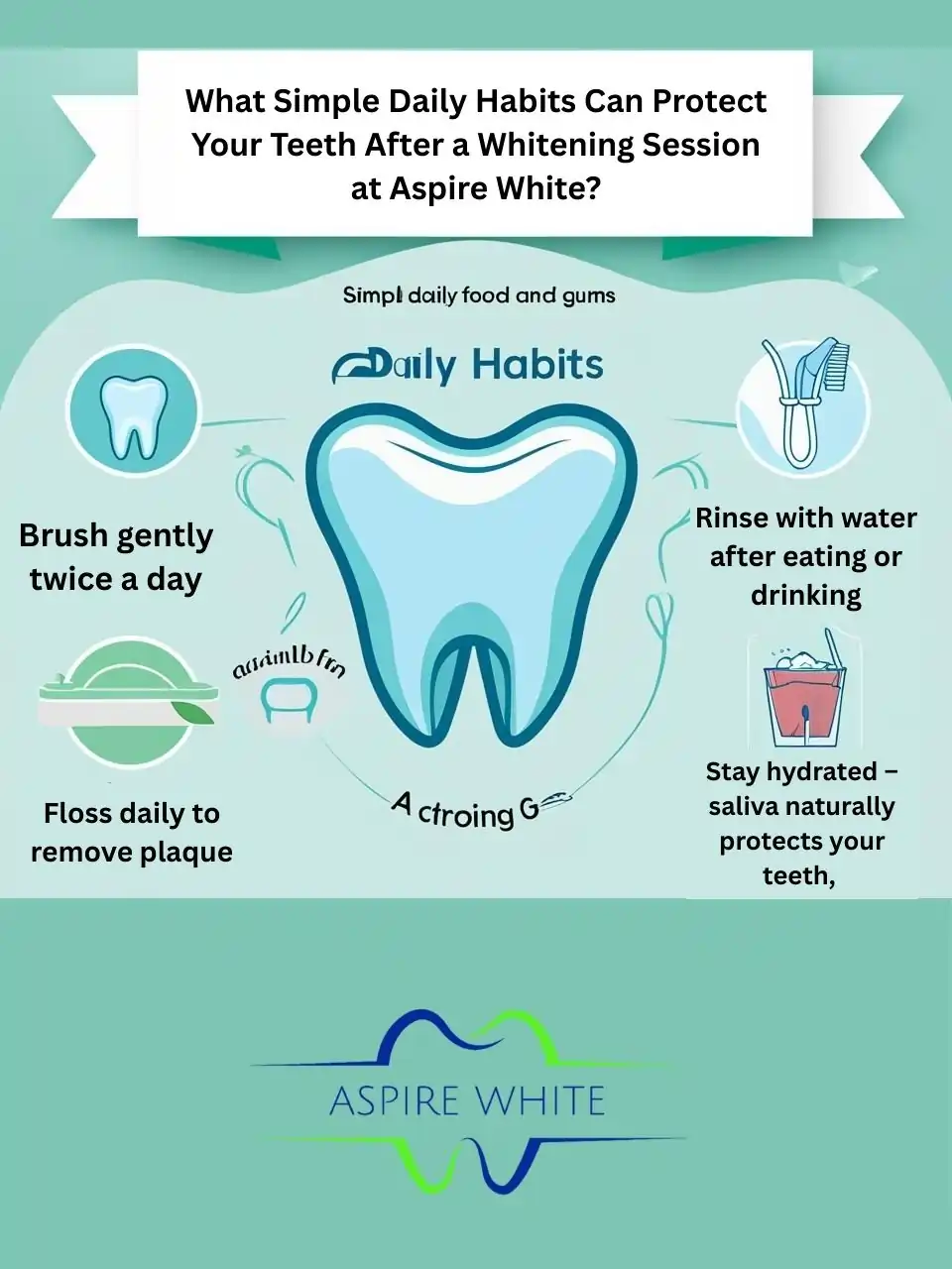 What Simple Daily Habits Can Protect Your Teeth After a Whitening Session at Aspire White Cambridge